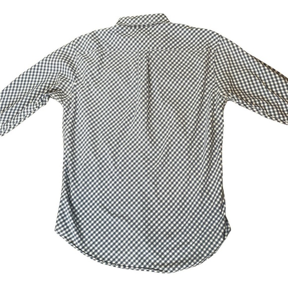🎉 SALE Tommy Hilfiger Blue / White Check Button Down Shirt - Picture 3 of 5